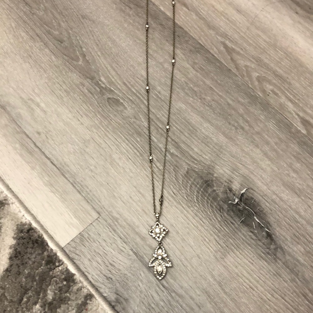 Gorgeous long rhinestone necklace